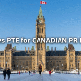IELTS vs PTE for canada PR